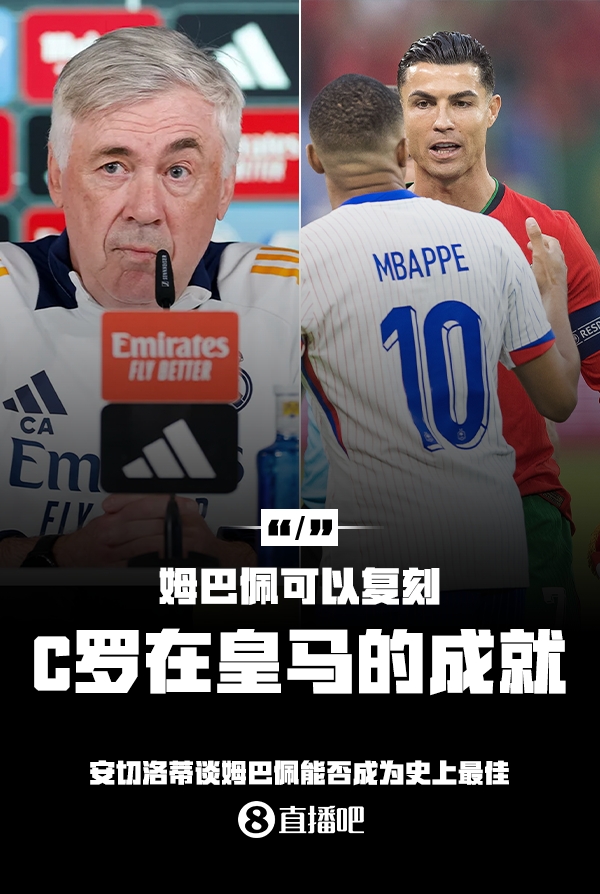 姆巴佩會(huì)成為史上最佳嗎？安帥：很難，他能實(shí)現(xiàn)C羅在皇馬的成就