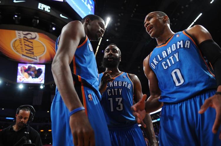 雷霆三少得分全部進入歷史前20！他們是NBA歷史最大的如果嗎？